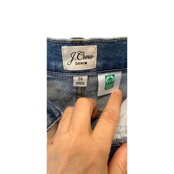 J.CREW 10" billie demi boot crop jeans blue size 26 - Picture 7 of 12